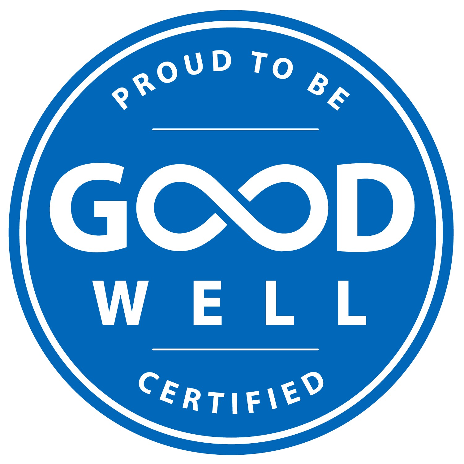 Proud to be GoodWell Certified badge
